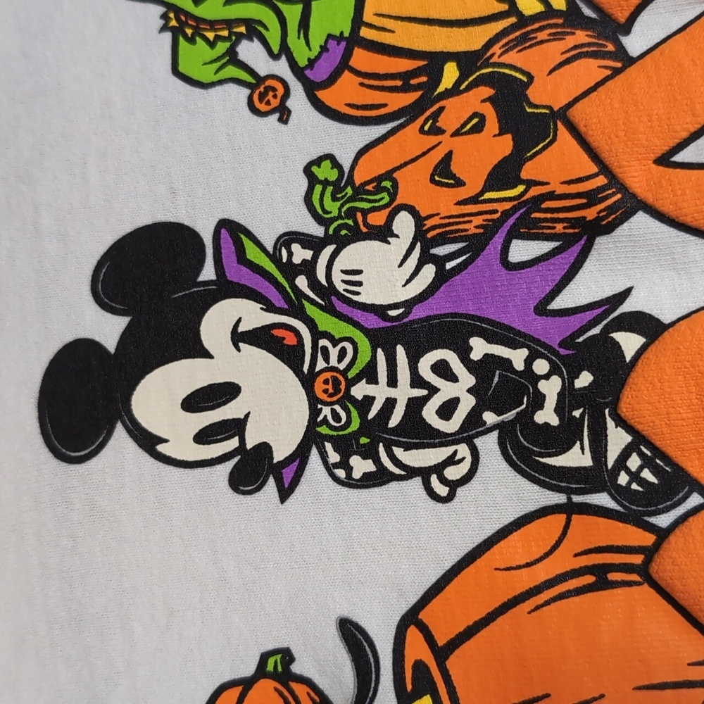 Disney Parks Halloween 2024 Spirit Jersey Tie Dye Pumpkin Mickey Mouse Size Lrg - Picture 10 of 14